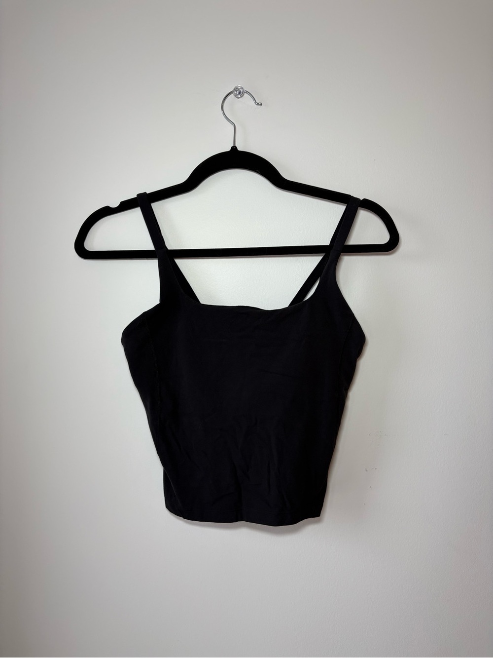 lululemon athletica Black Square Neck Tank Camisole